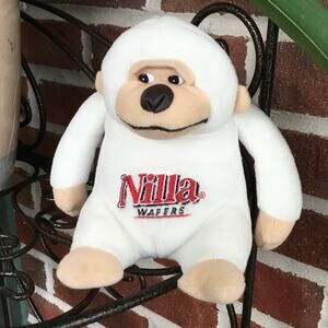 Vintage Nilla Wafers Stuffed Bean Gorilla   Nabisco Promotional Toy